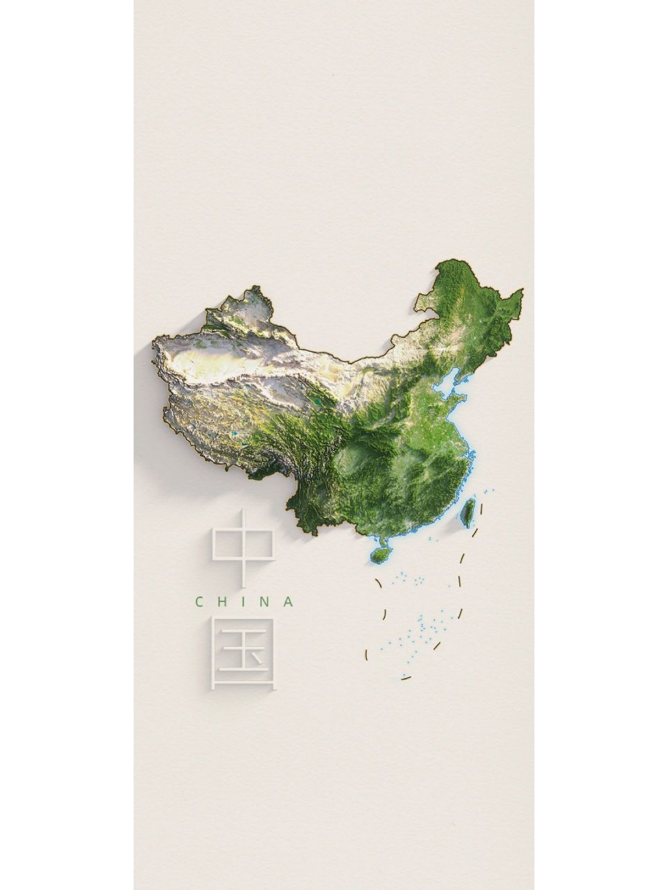 中国地图高清壁纸 中国地图高清壁纸,如你所见,分享一组中国地图的