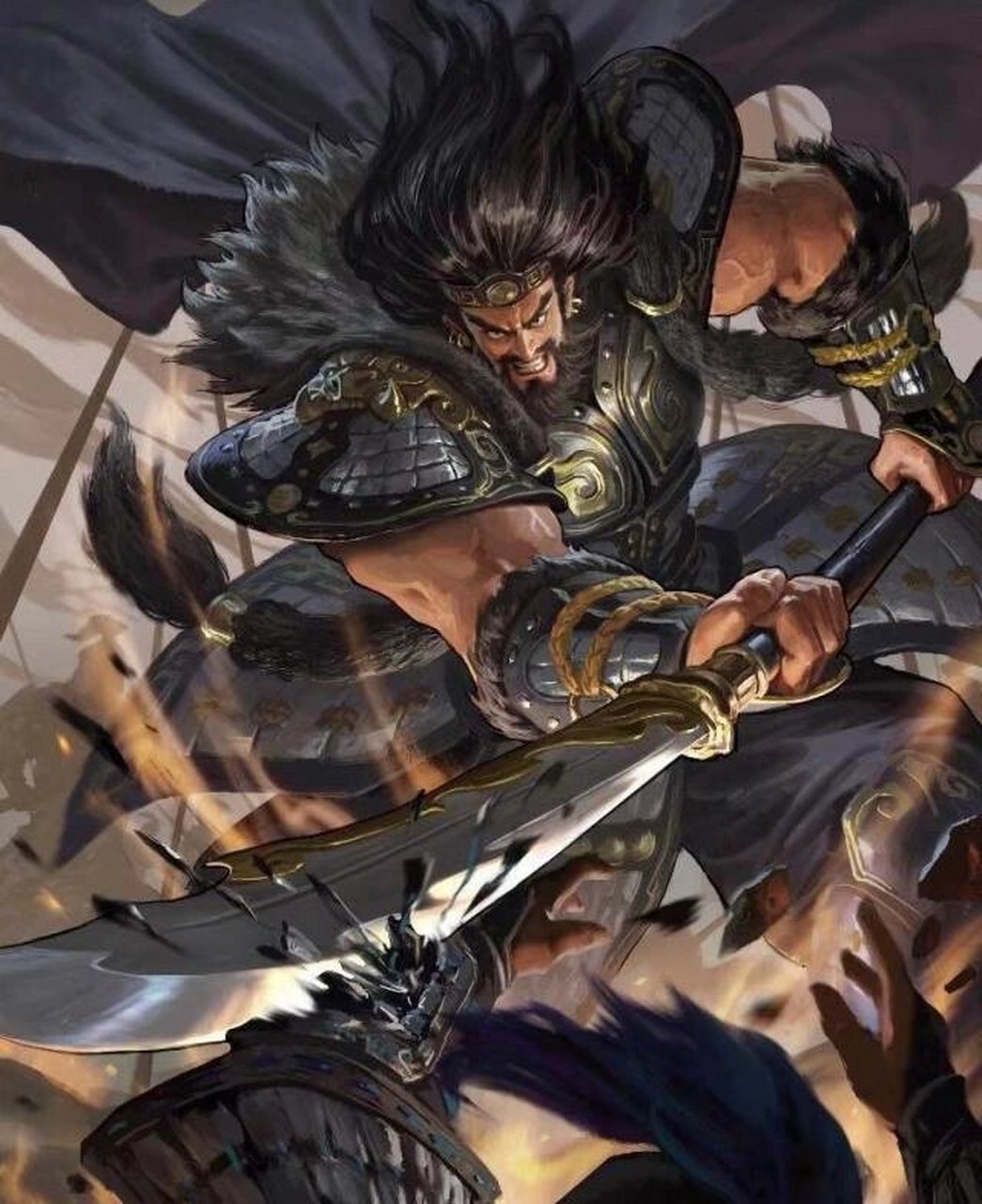 《三国杀群雄篇之华雄》 华雄 武将名:华雄 称号:魔将 势力:群 生命:6