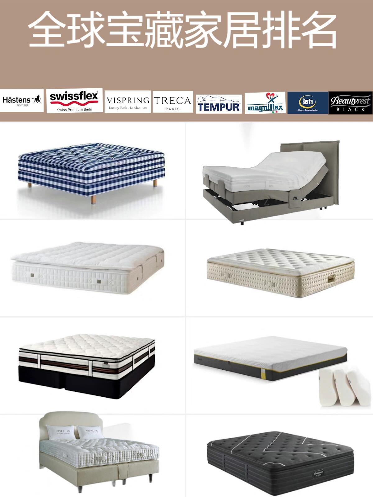 全球最舒服的大牌床垫 四:法国treca 法国皇室品牌 主打天然环保 冬夏