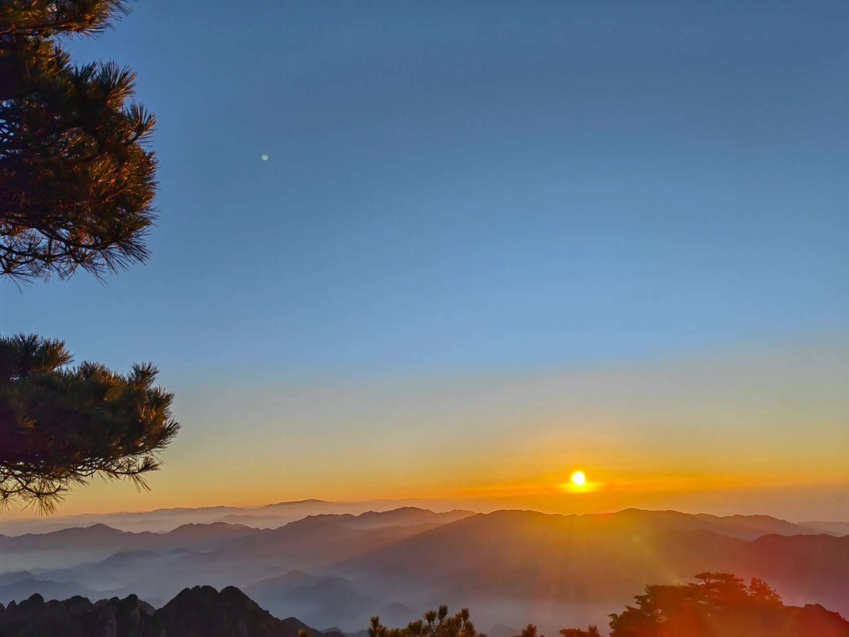 汤口镇到黄山风景区图片