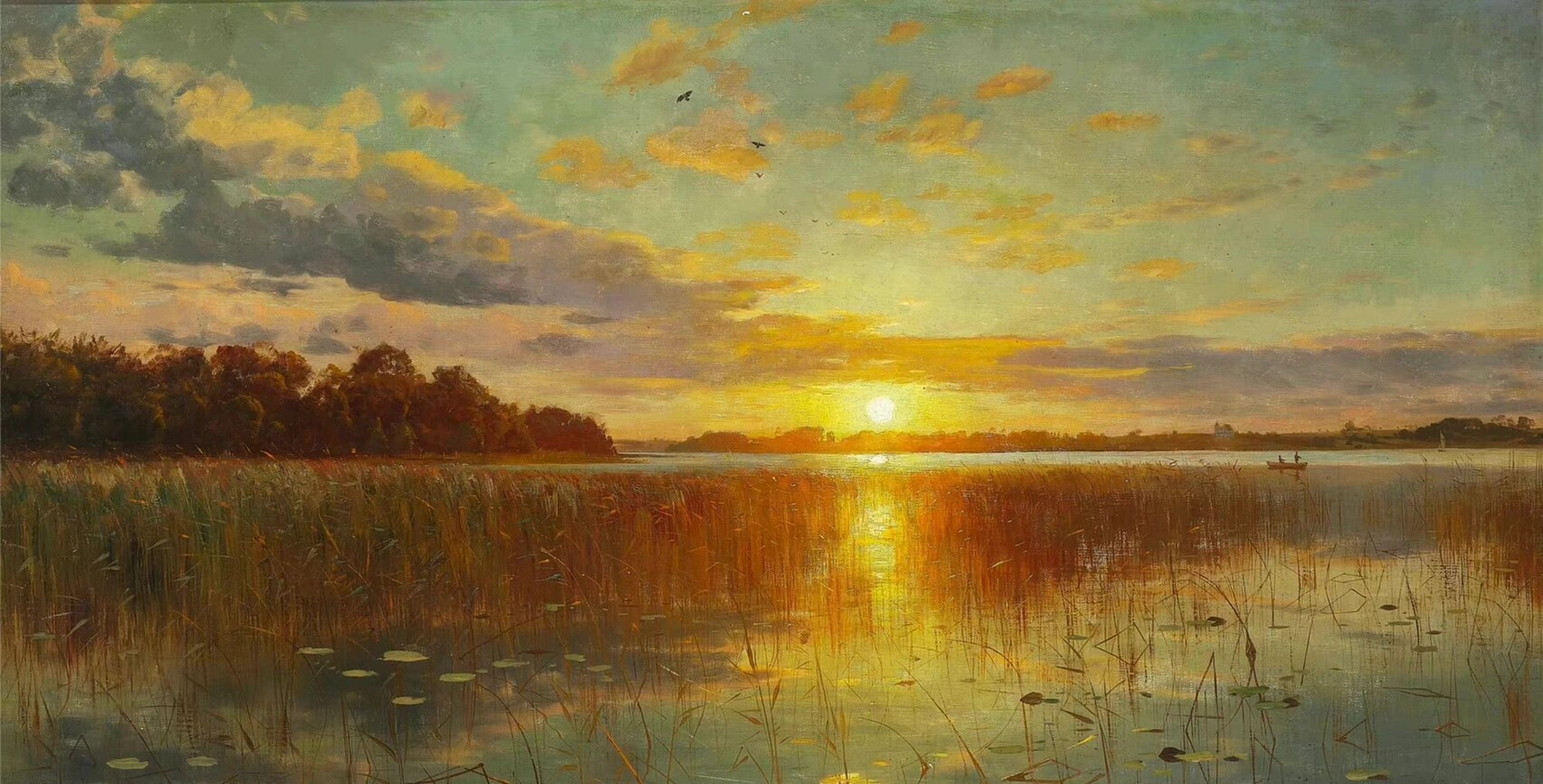 外光派风景画大师|"上有蒙森德,下有希施金" 彼得·莫克·蒙森德(丹麦