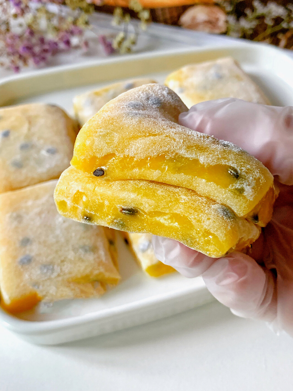 酸甜软糯7515超好吃的百香果麻薯73巨简单 今天分享一款百香果