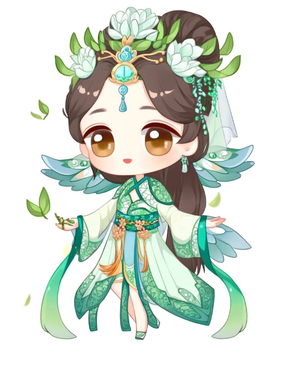 q版二次元古风花仙子