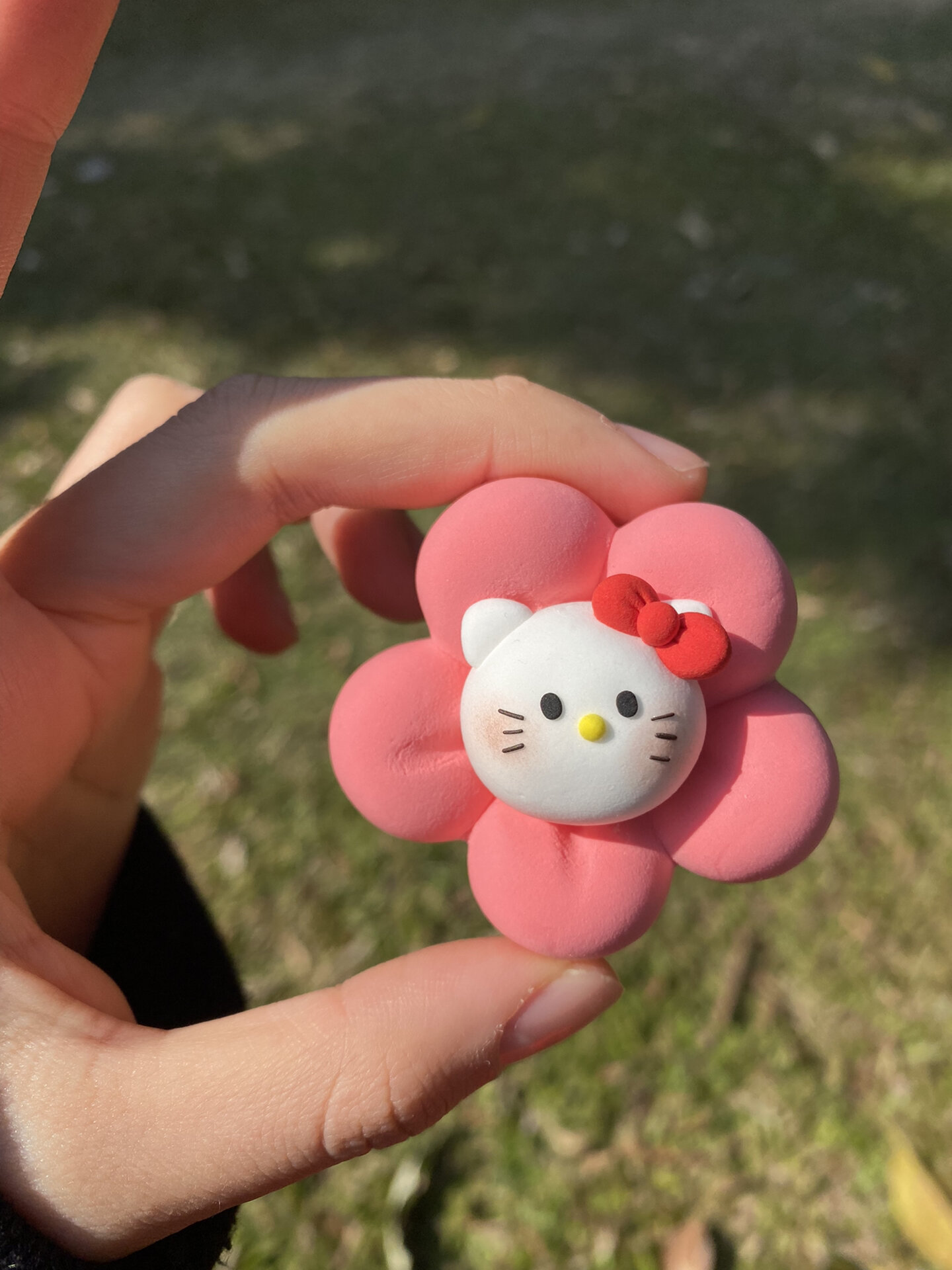 三丽鸥花花系列-kitty大集合轻粘土教程