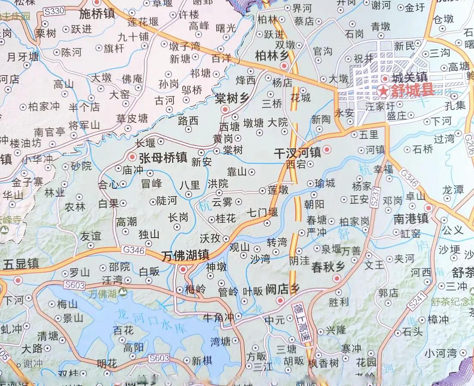 安徽舒城县万佛湖旅游线路,舒城县城——千汊河镇——万佛湖镇