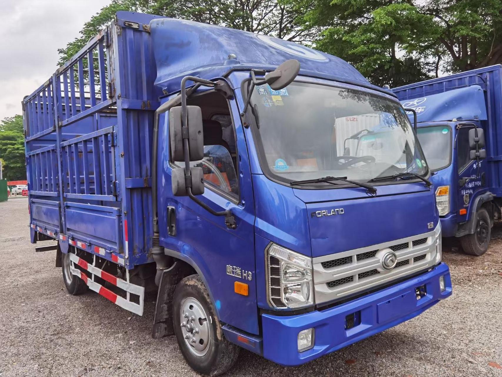 2017年福田康瑞h3,五十铃发动机,宽体高栏车厢长4.2x宽2.3米