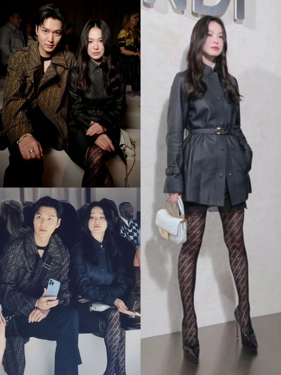 宋慧乔李敏镐今日纽约亮相fendi baguette 25周年纪念秀 	 宋慧乔选择