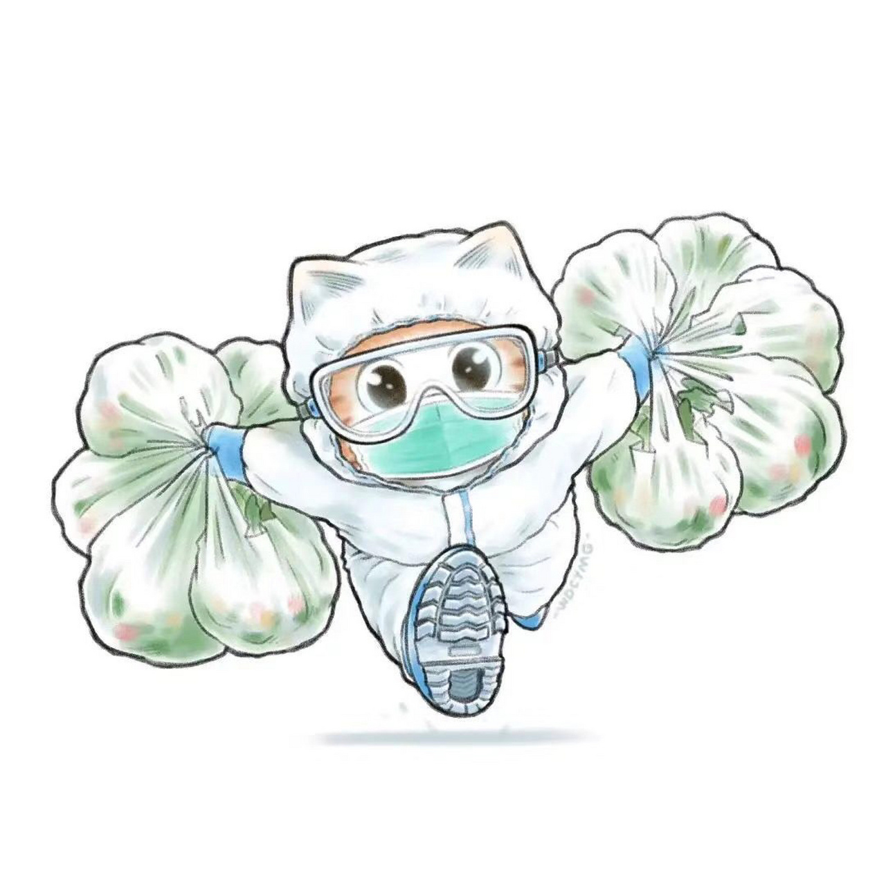 疫情头像大合集,感谢白衣天使和医护人员了