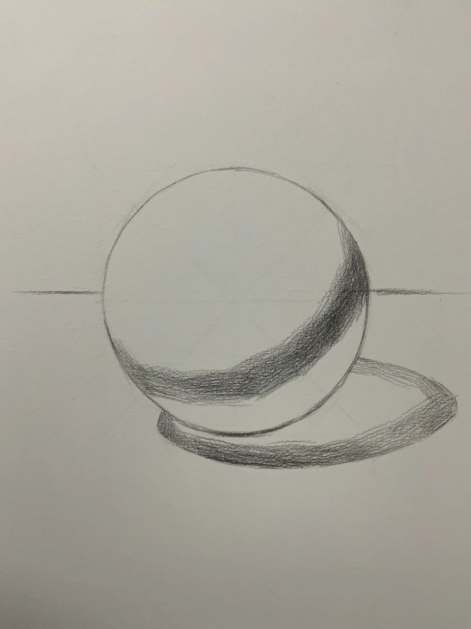 素描入门必学圆球体 超详细的素描球体步骤图 1⃣️四条边相等的