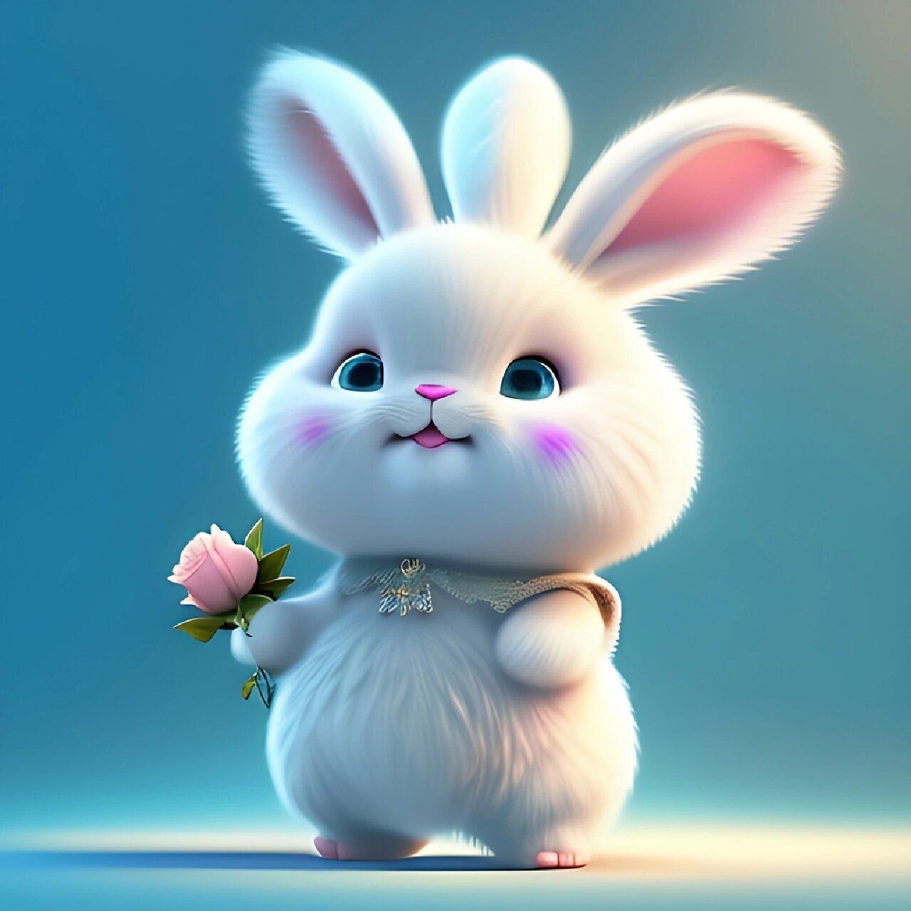 兔子头像可爱 萌萌图片