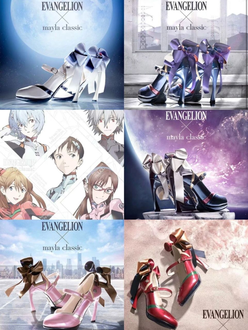 eva新剧场版7015mayla classic高跟鞋90绝美!