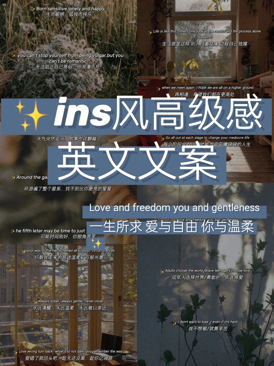 78 ins风高级感英文文案 hi~大家好,我是振振.