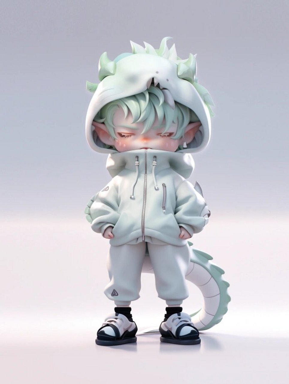 6款q版恐龙03酷酷傲娇男孩