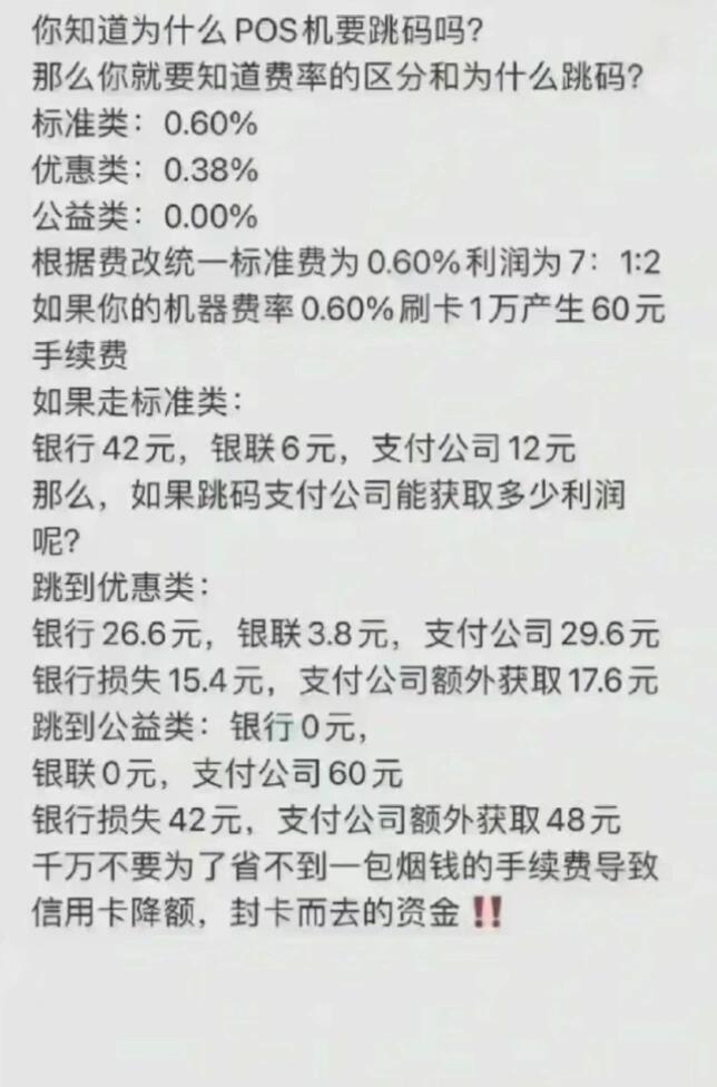 POS机费率