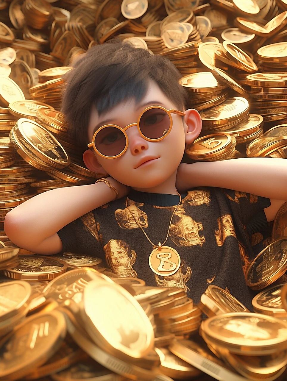 【暴富男生头像】何以解忧,唯有暴富 暴富好运头像,招财头像, 无灾无