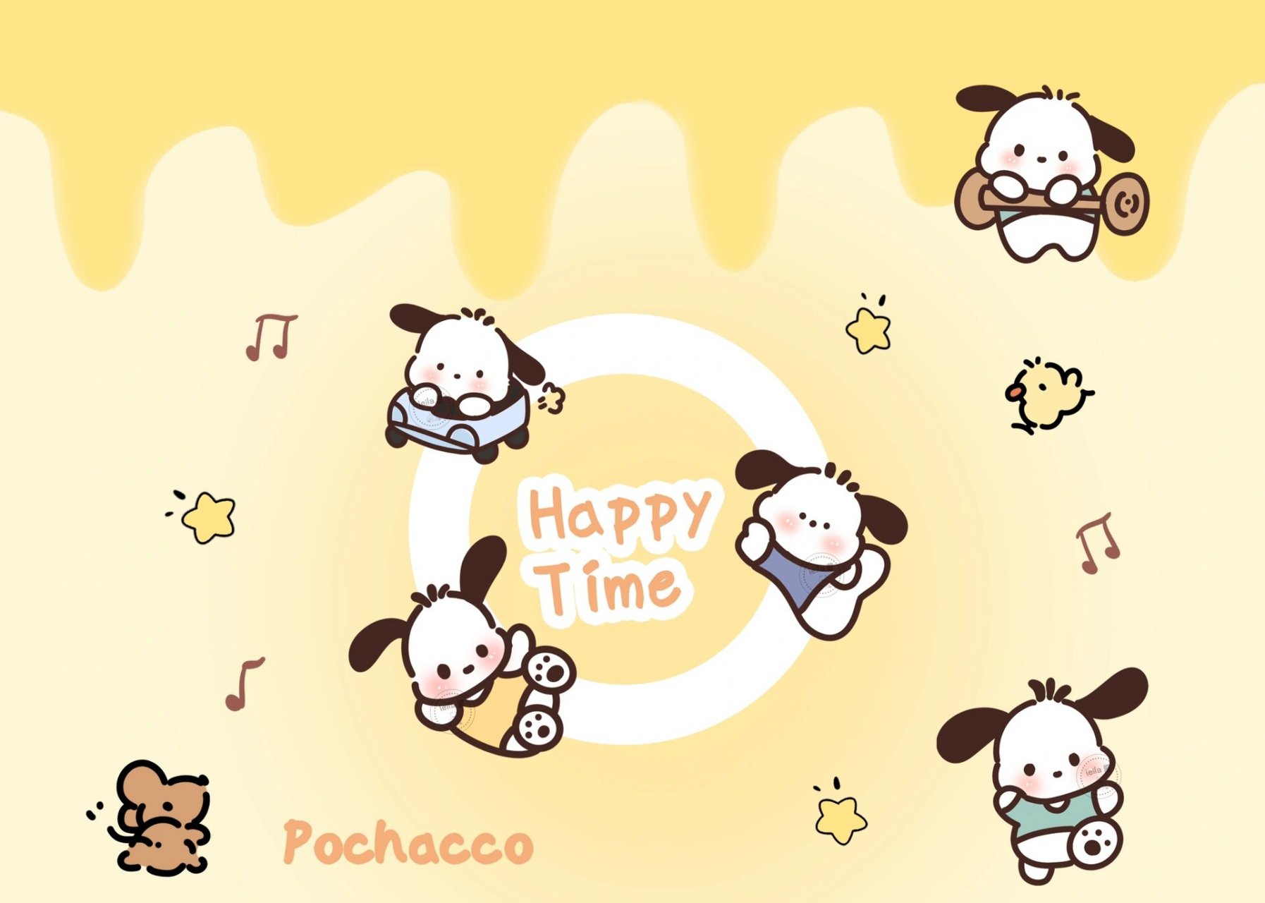 ipad 壁纸|可爱帕恰狗壁纸套图 未授权不可商用,禁止搬运,感谢喜欢