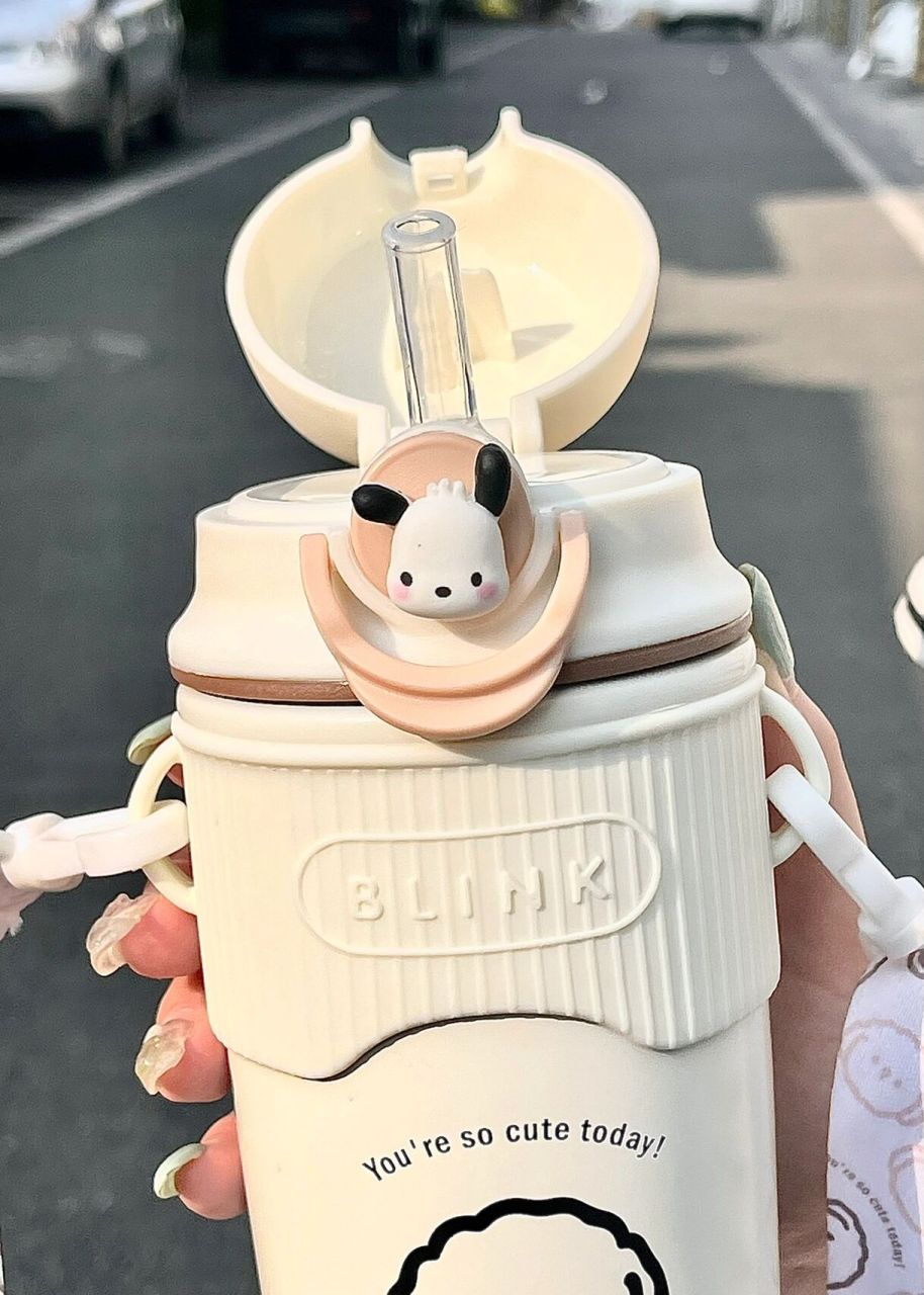 这个帕恰狗保温杯拿来装06也太绝了吧 05真的太奶啦 保冰效果也