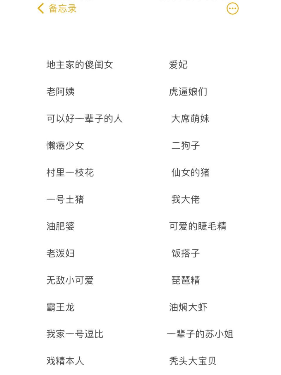 适合给闺蜜备注的搞笑id