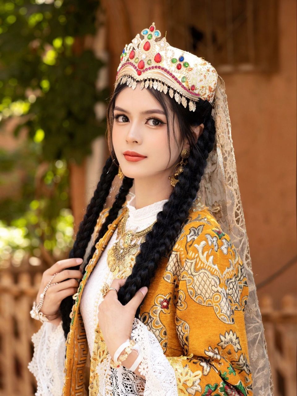 喀什# #喀什一张摄影# #喀什古城# #民族服饰# #少女写真# #写真