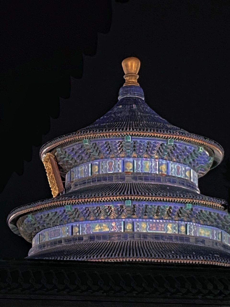 拍天坛夜景的注意了7515晚上来这里做好准备  之前从别的地方看到