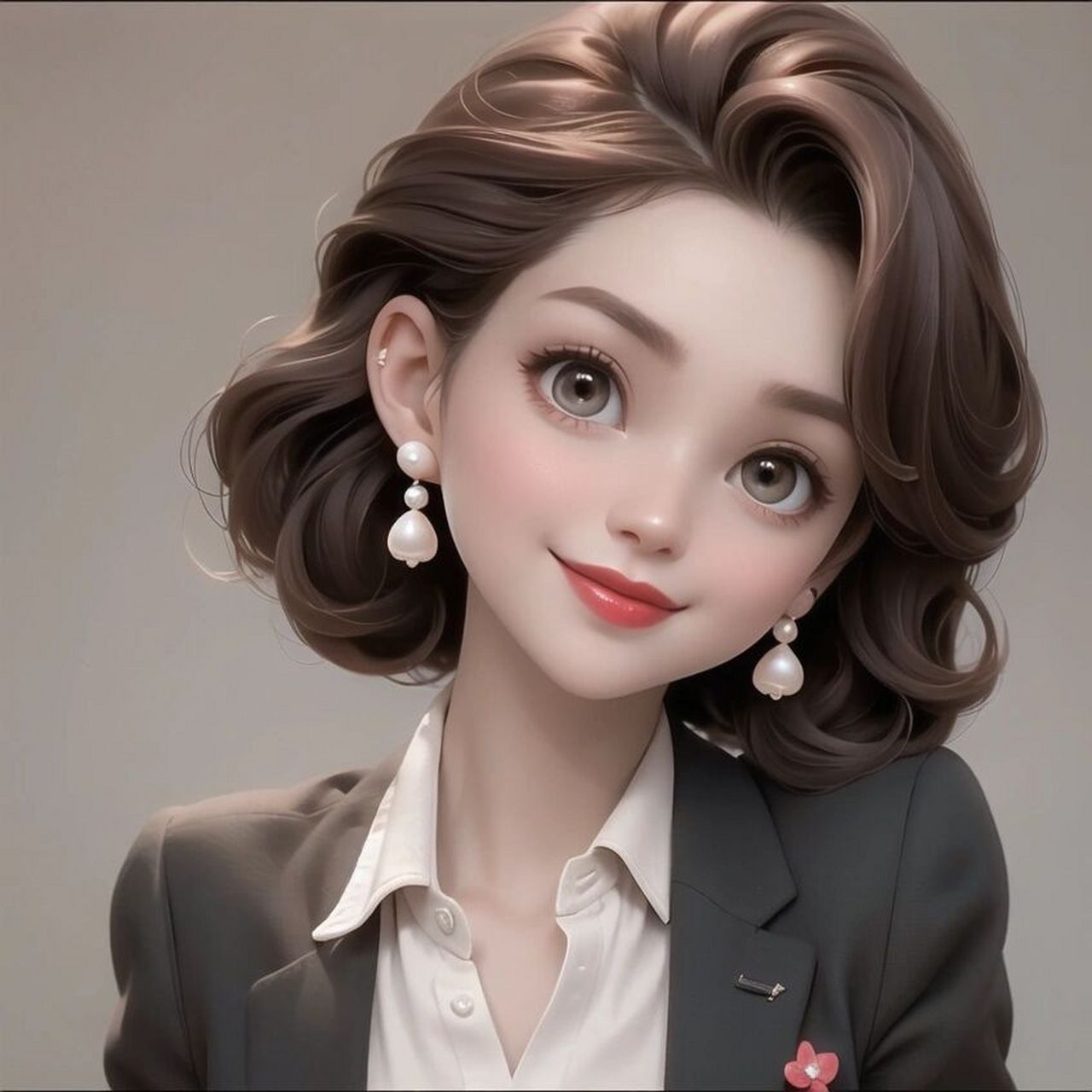 迪士尼公主风头像9499卷发短发女孩头像合集