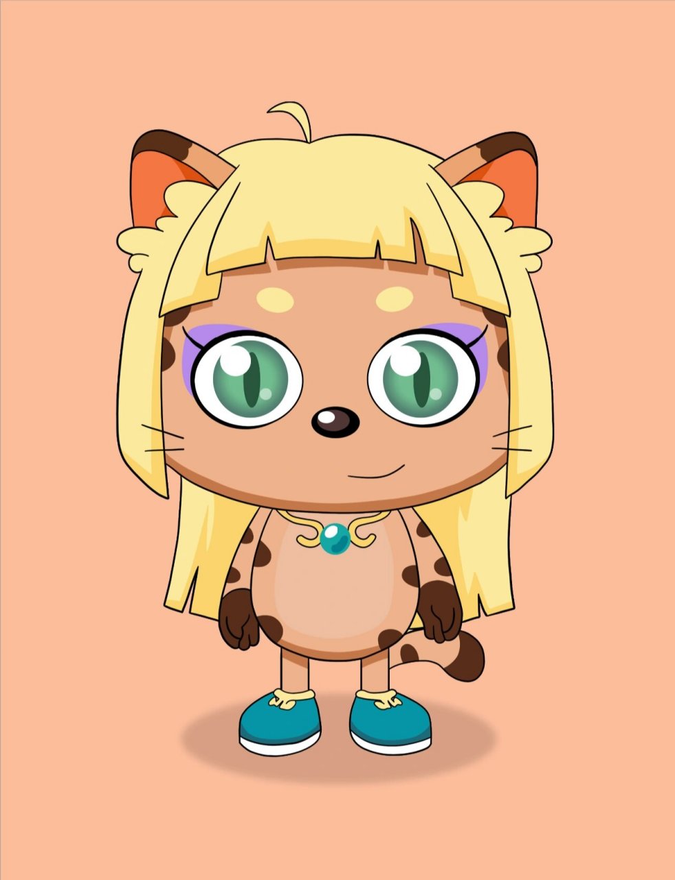 打卡喜羊羊与灰太狼10明日公主(含线稿)