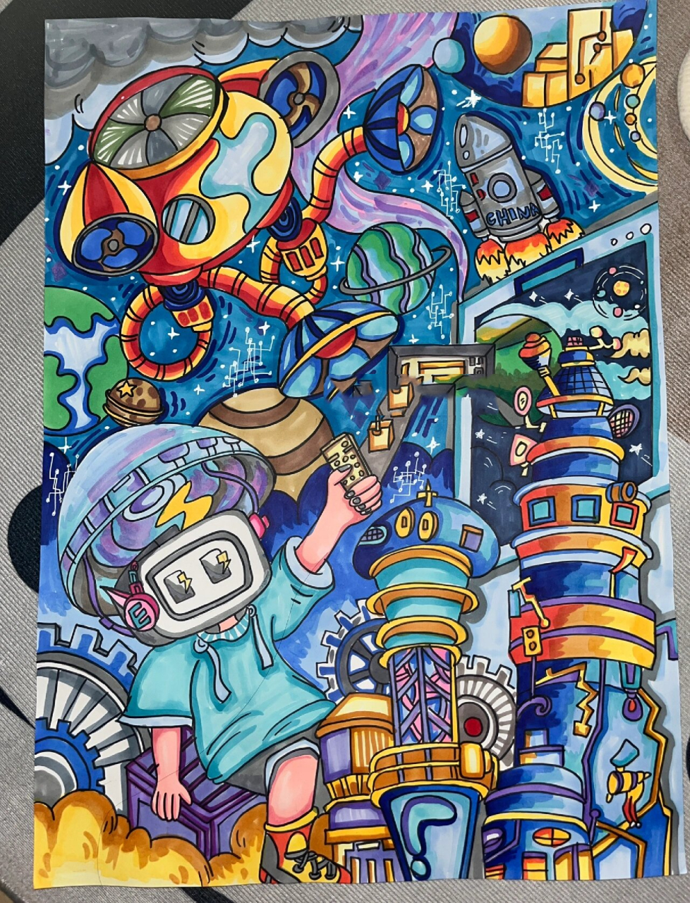 太空科幻画 作品已参加比赛,切勿照搬照抄,可借鉴,但不要抄袭哦!