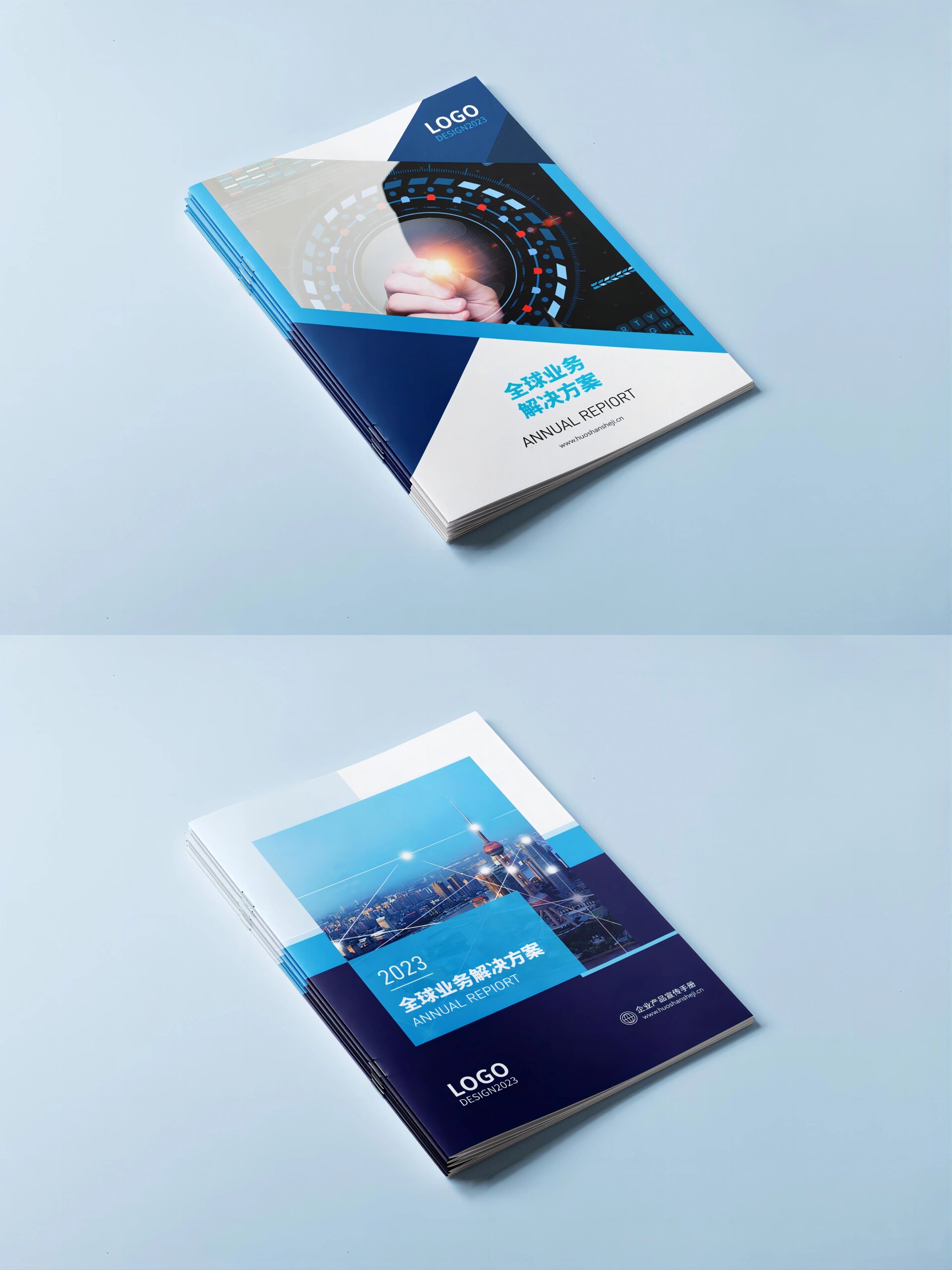 6款通用企业画册封面设计案例