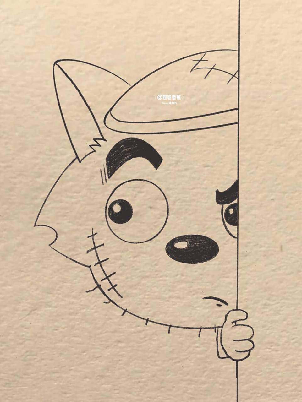 简笔画# #简笔画教程# #灰太狼# #绘画日常