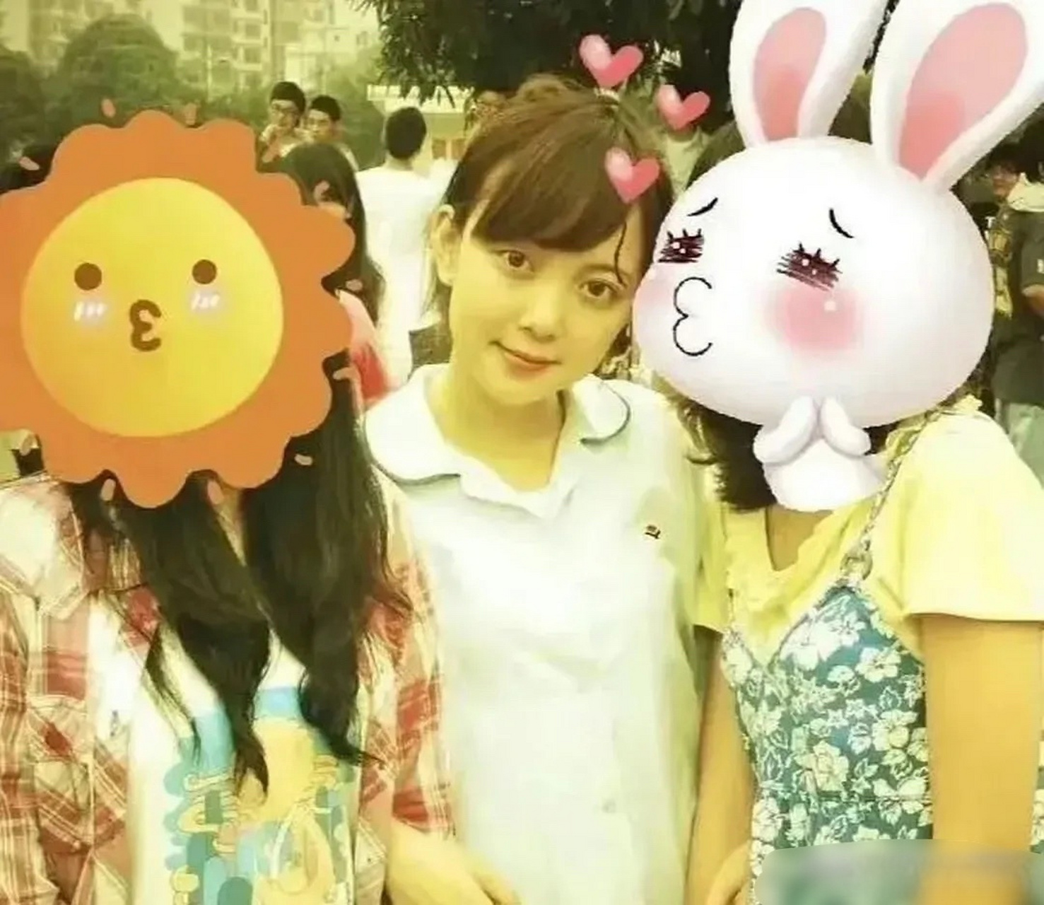 汪小敏高中毕业照片,妈呀,这是校花了吧!  好喜欢纯天然美女啊