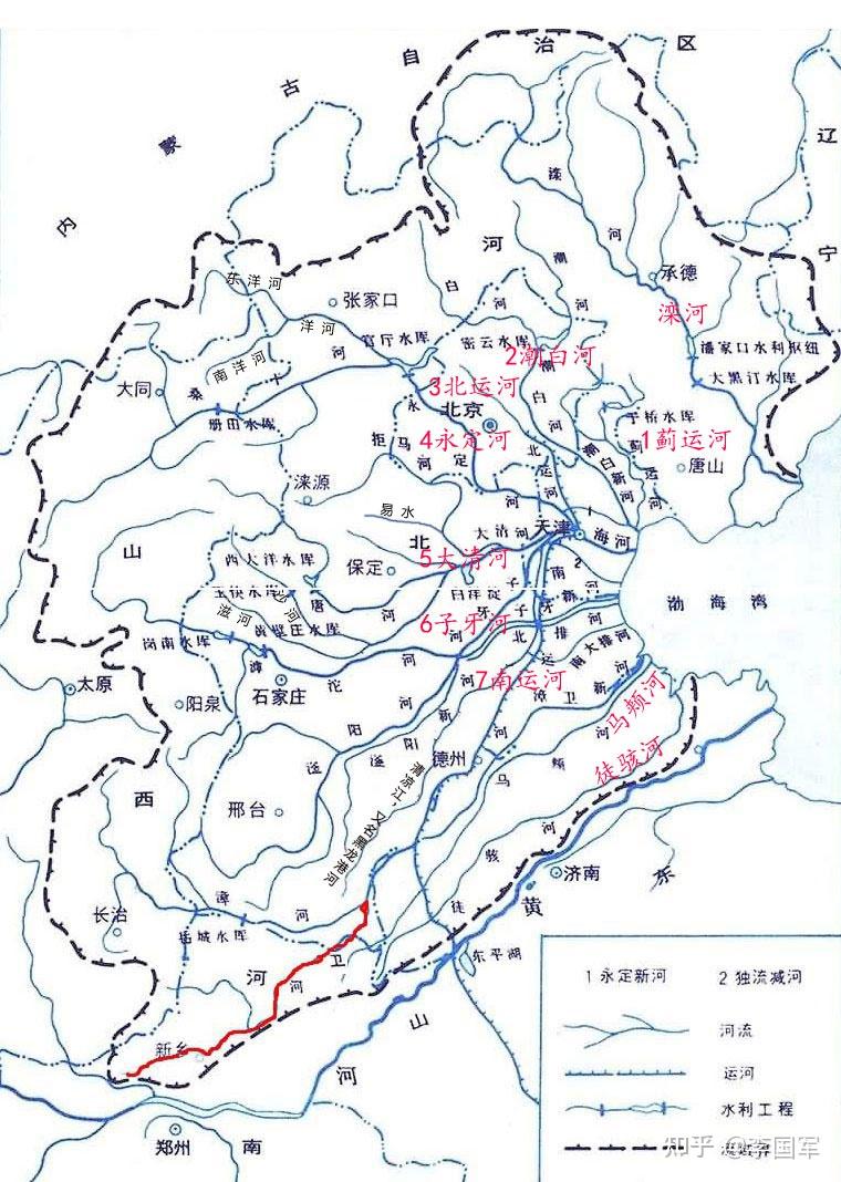 滹沱河线路图图片