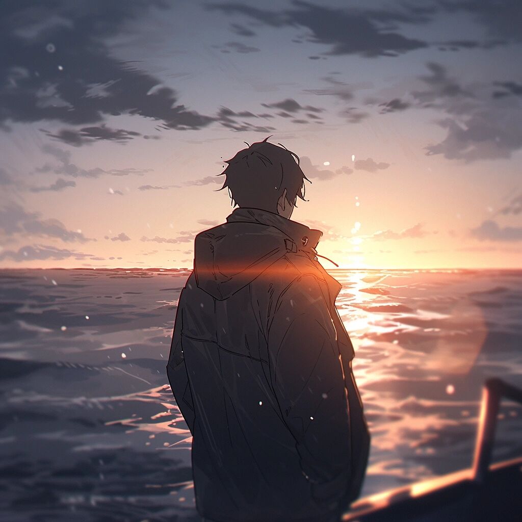 背影l男生头像@在高处寻远方的动态