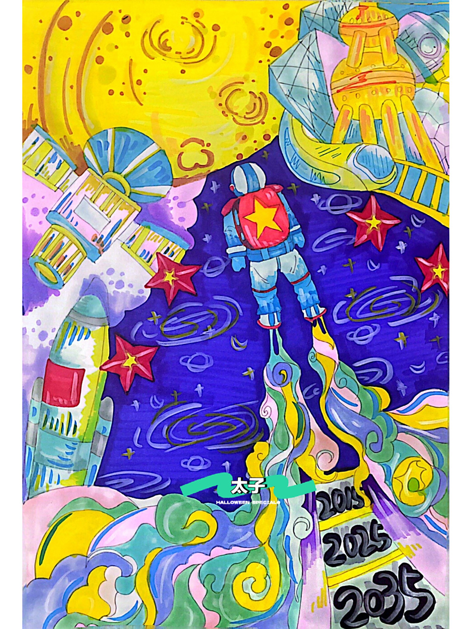 畅想2035 畅想2050手抄报