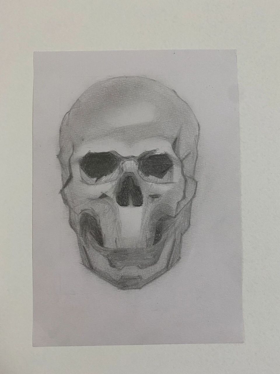 素描 骷髅头 0基础,瞎画,不懂排线,不动光影