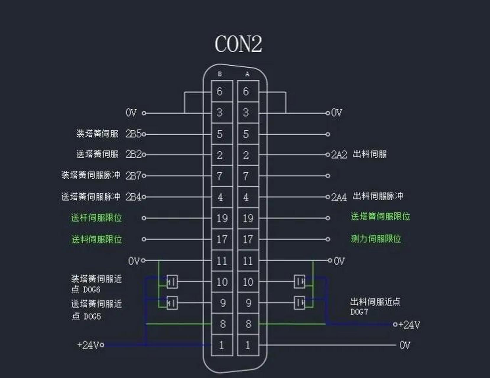 台达b2脉冲接线图图片