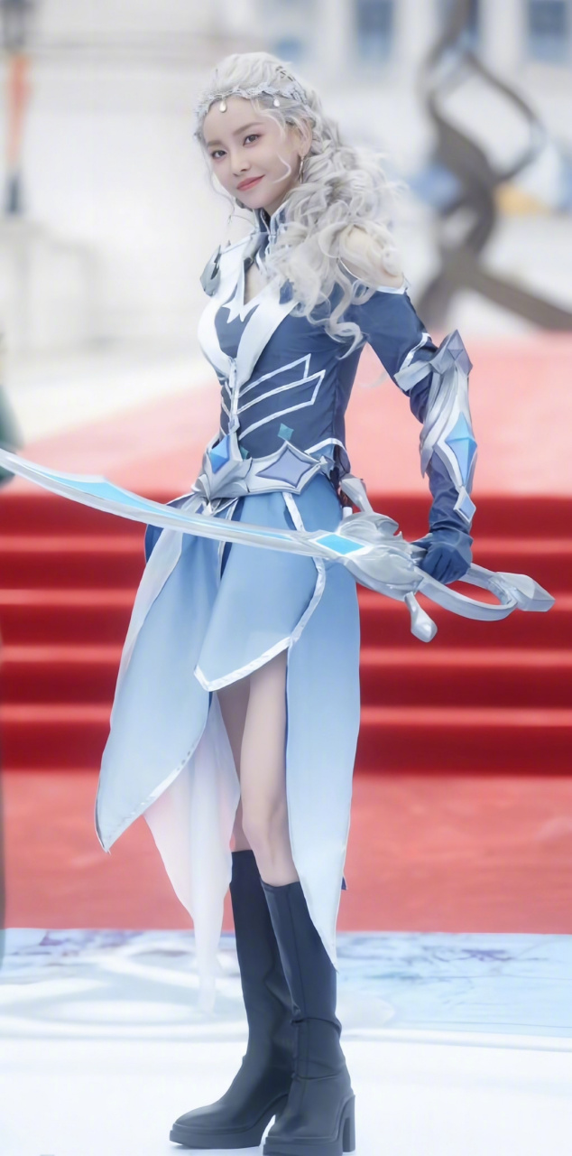 咪咕星鲜事##于文文cos露娜# 好美的冰雪女王7615kelly于文文 和