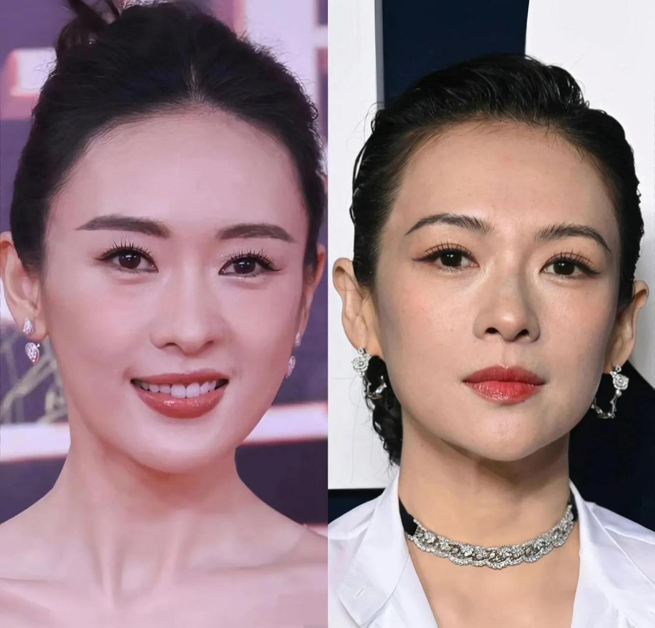 虽然童瑶被叫"小章子怡",但是骨相真比章子怡差远了