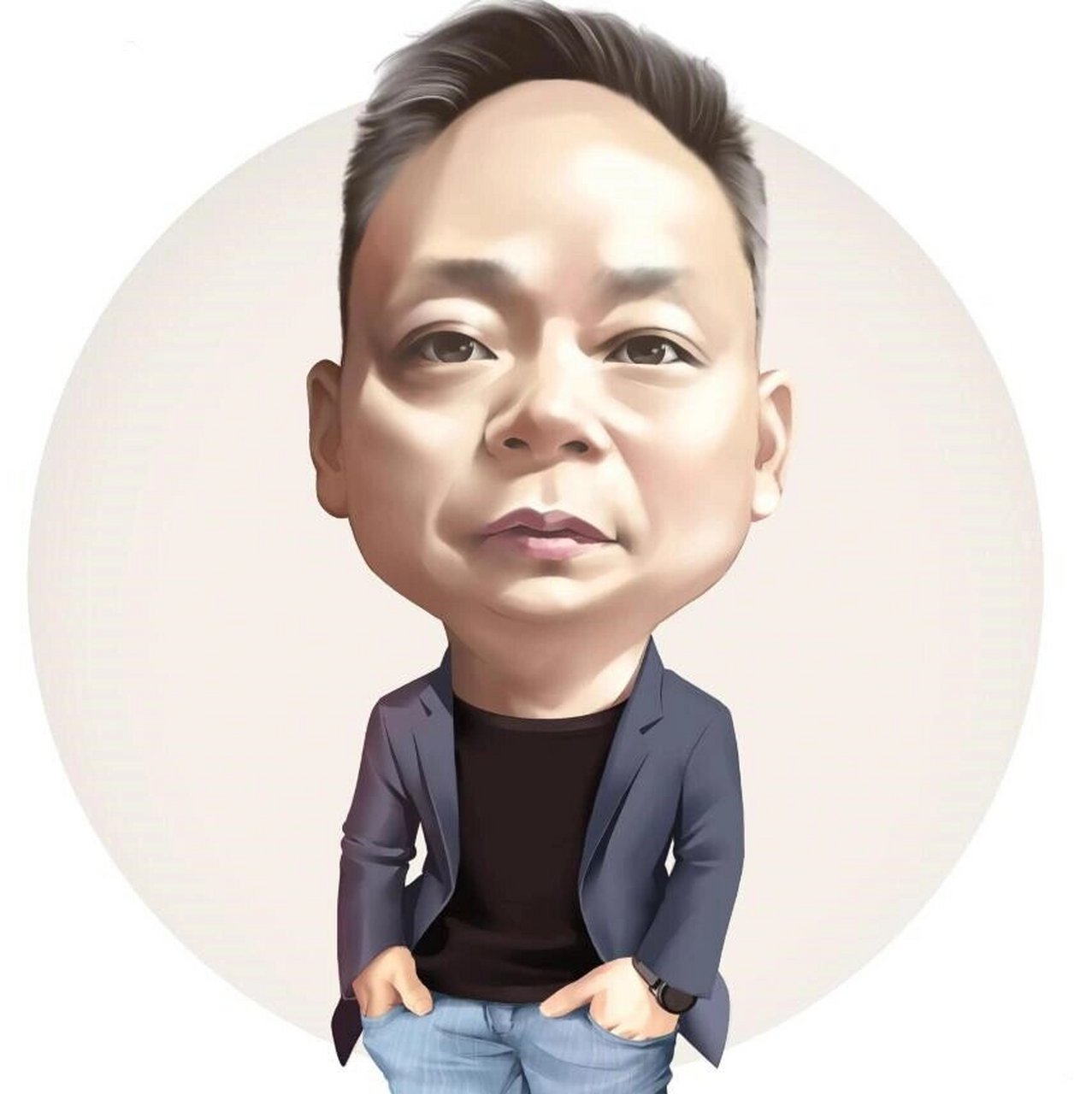 换个头像吧,成熟男人必备专用漫画头像好看 更新这组手绘漫画头像