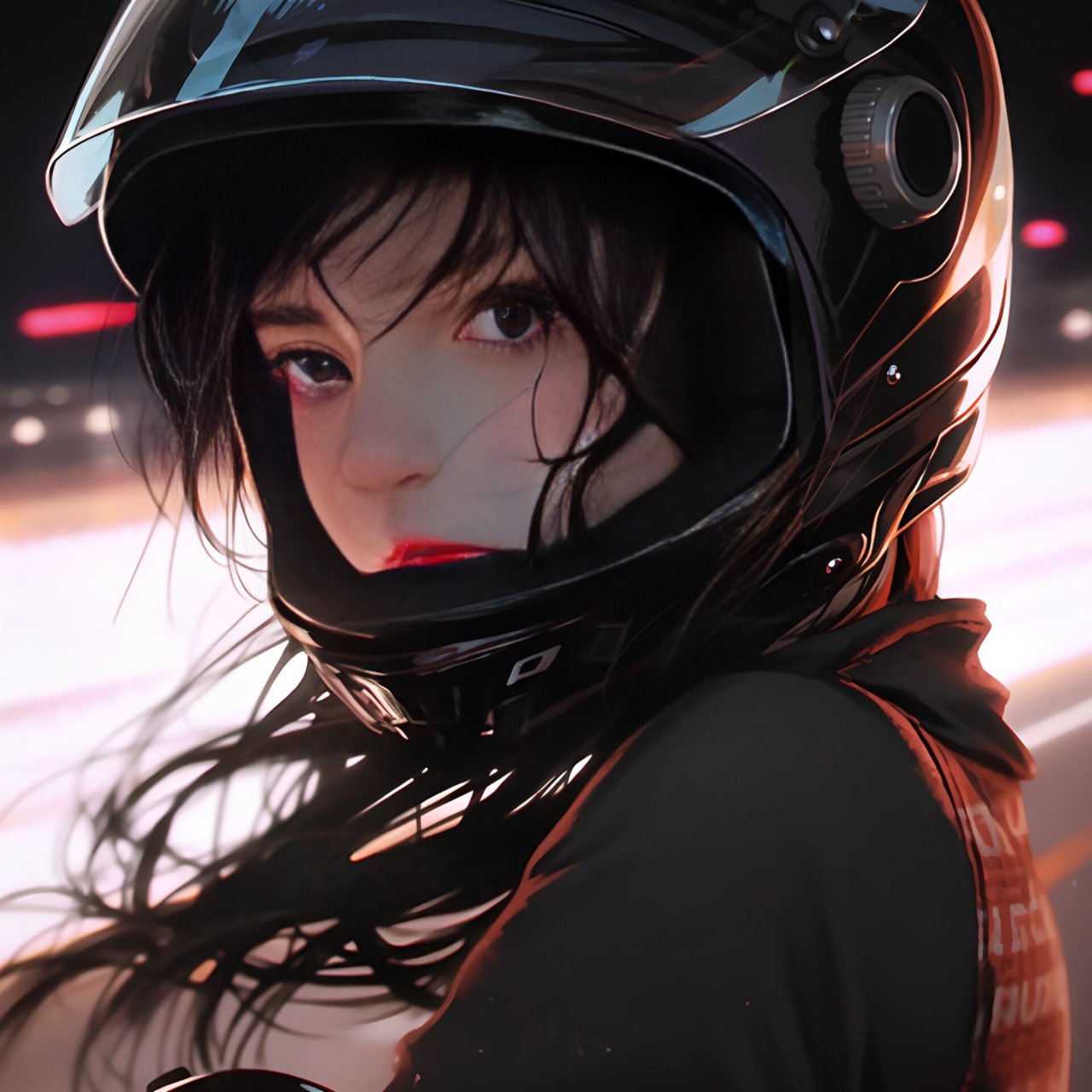 旧漫头像丨机车少女 这样酷酷的机车少女谁不爱啊