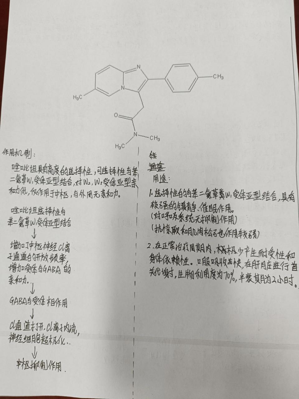 药物化学 苯二氮卓类药物