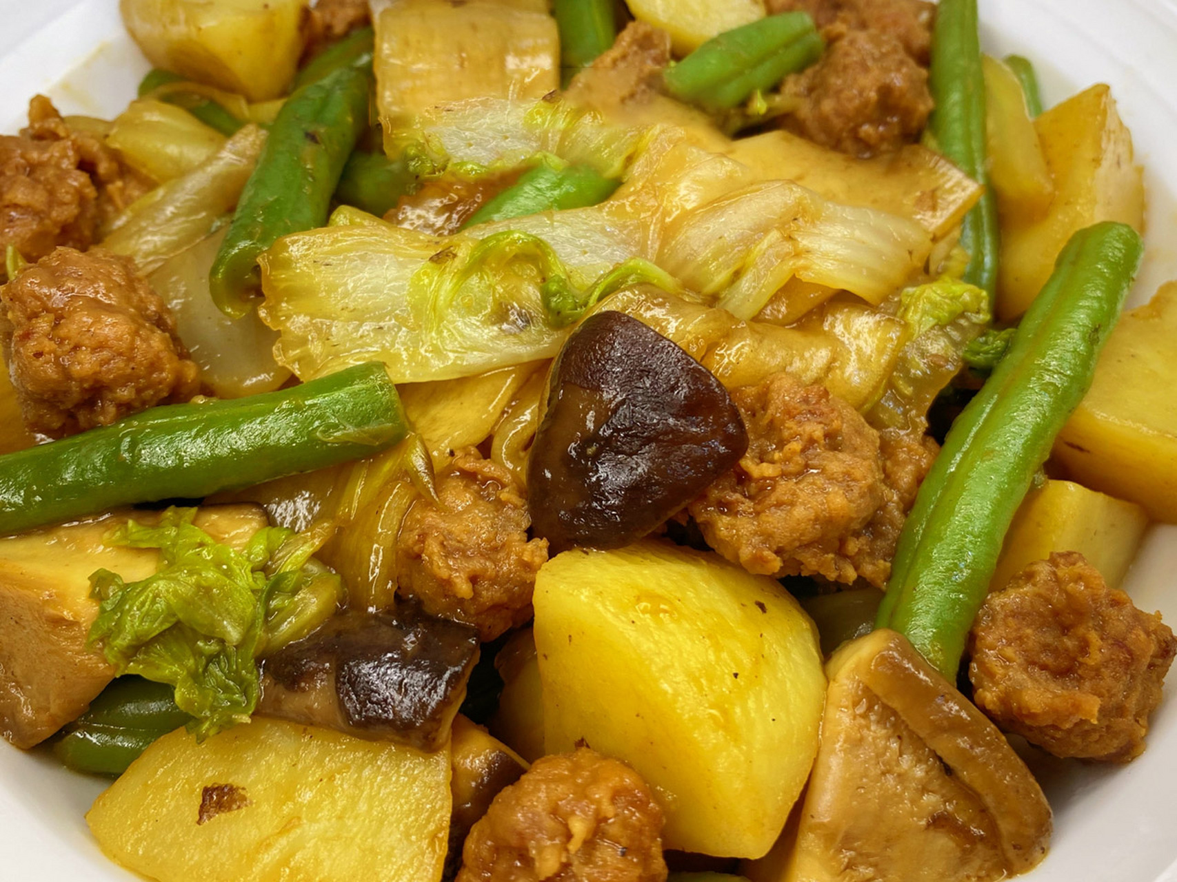 每日减脂餐93家庭版烩菜,简单又好吃 冬天只想天天吃烩菜,暖到胃里