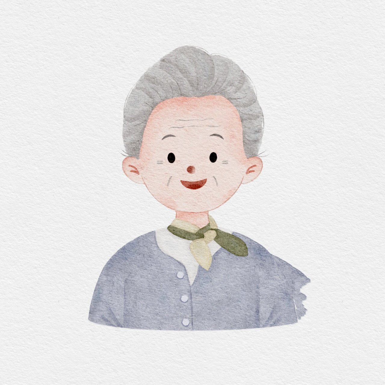 头像|老奶奶|长辈 献给所有的长辈,祝平安健康.