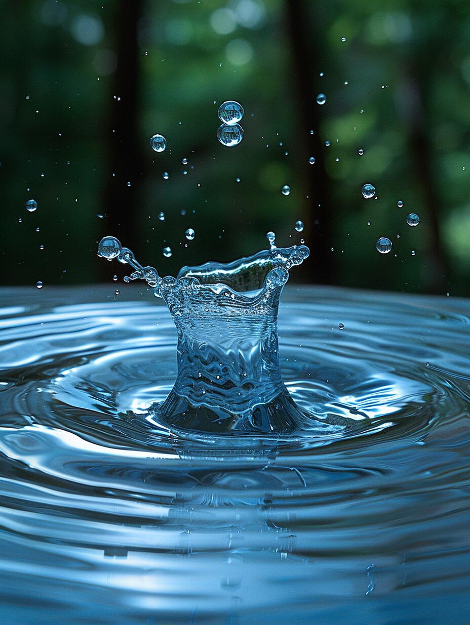 水之形:自然的调色板