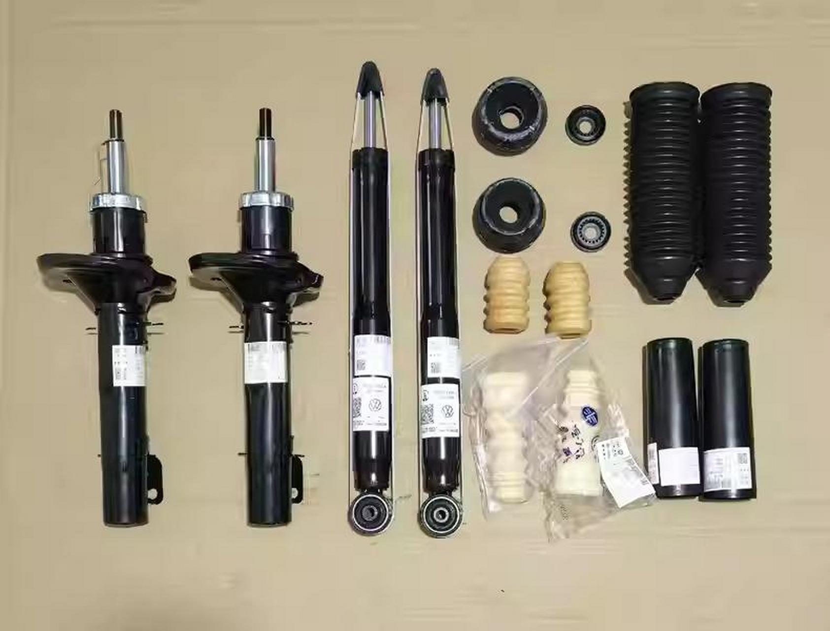 大众宝来,蔚领,朗逸原厂前减震器 后减震器 前减震顶胶压力轴承 缓冲
