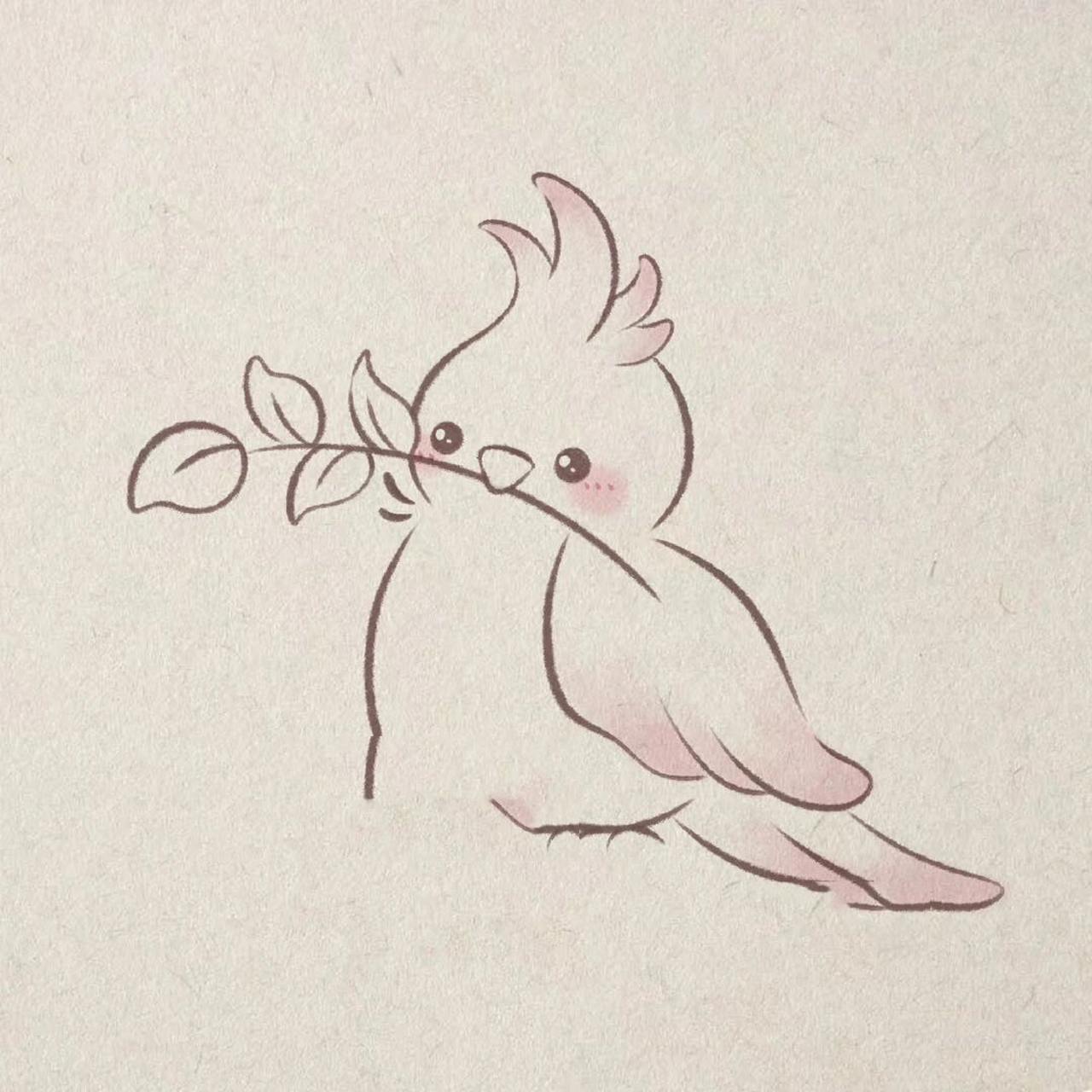 我是一只小小鸟绘画图片