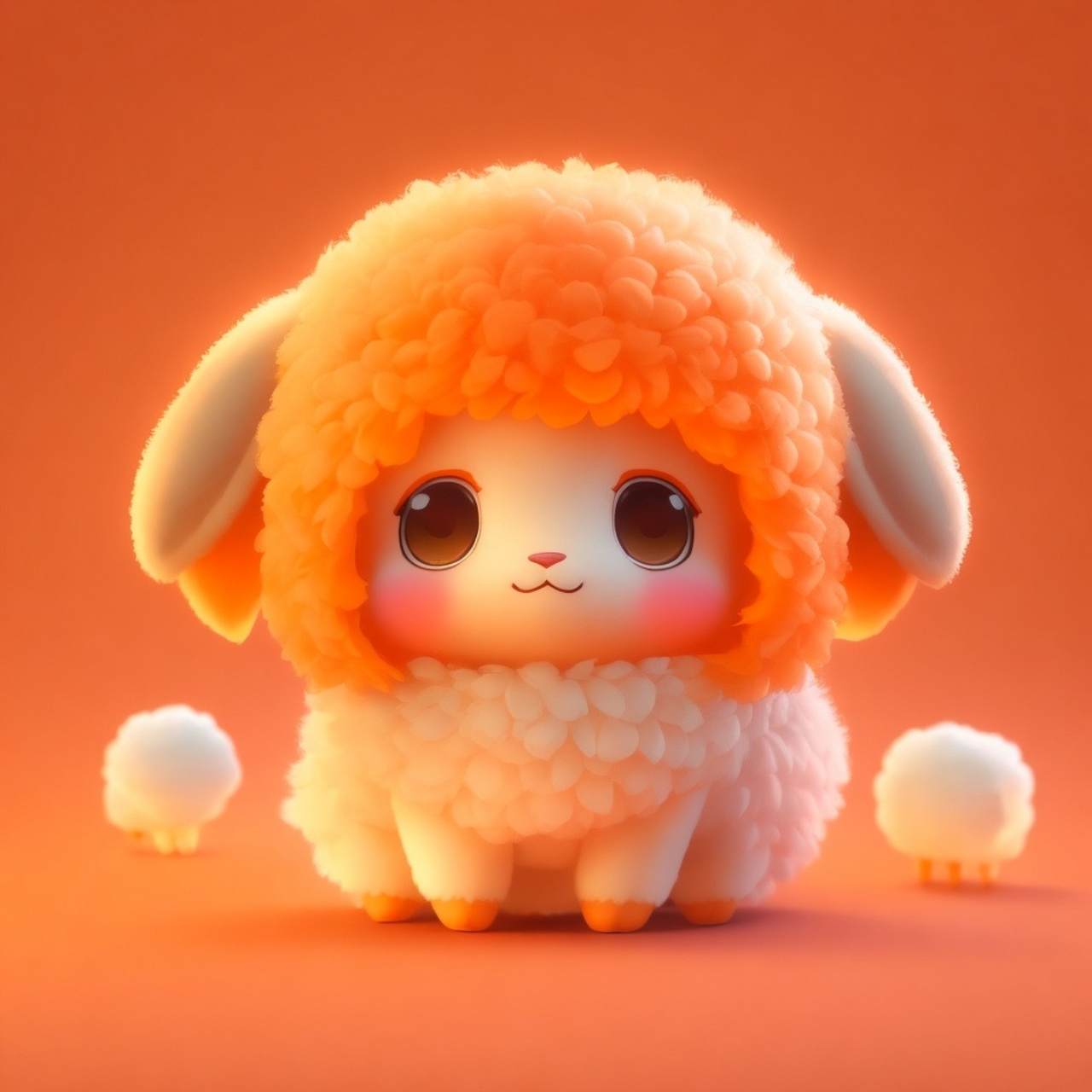 多种色彩的小山羊!可爱的头像 多种色彩的小山羊!