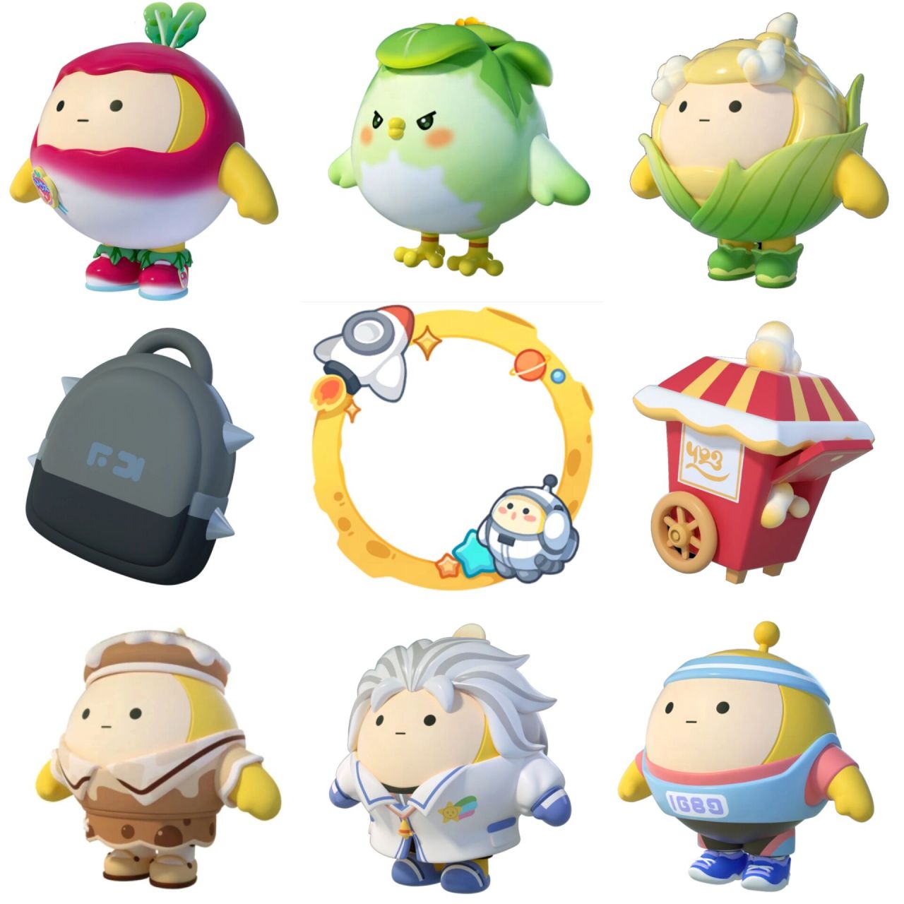 蛋仔s10赛季皮肤图鉴 这个赛季的配饰好好看!