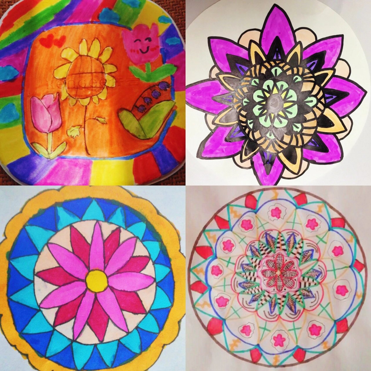 分享一下学生的作品,孩子们都非常棒 内容:湘美版美术 四年级上册 第7