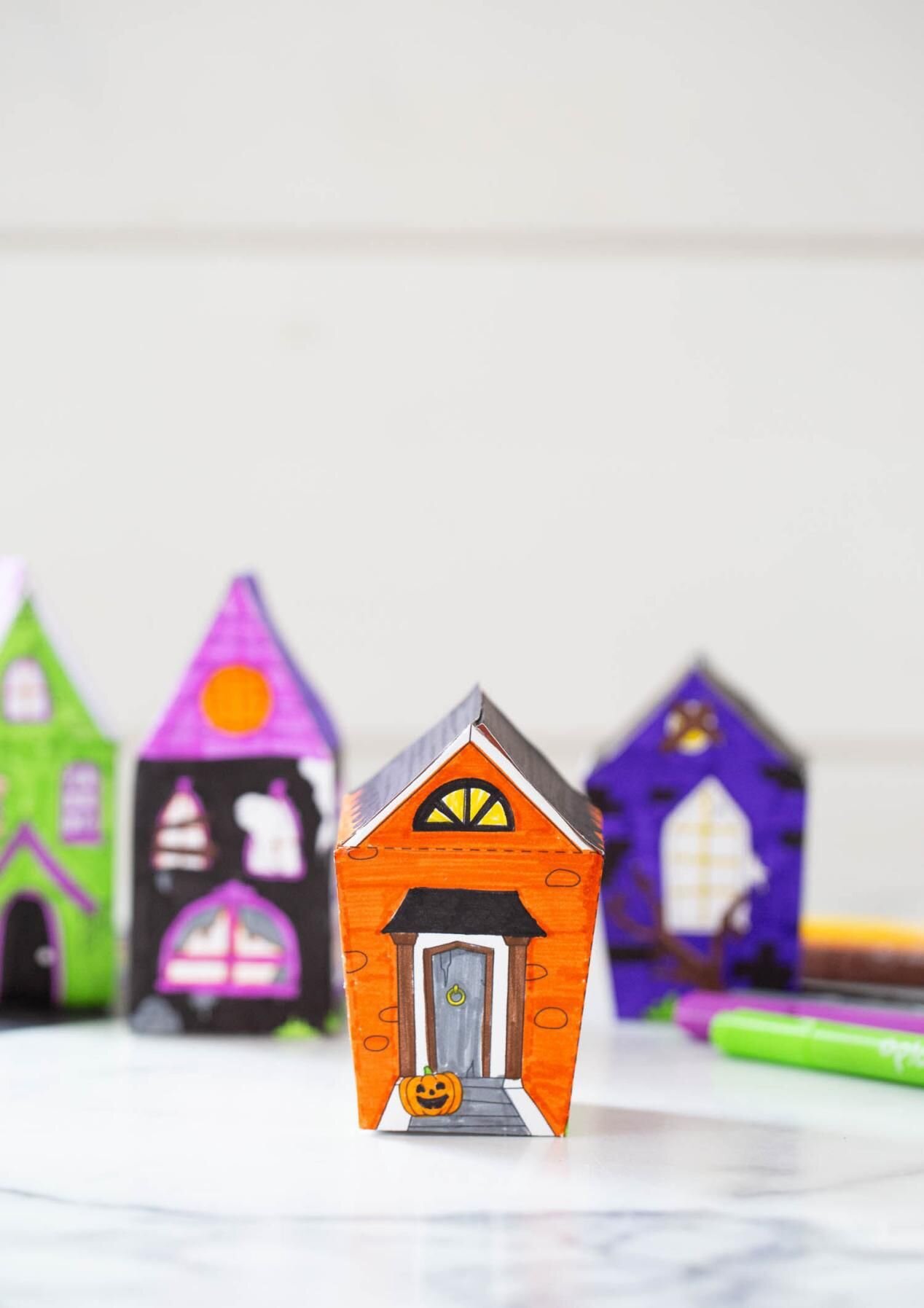 教程|《万圣节-3d鬼屋》儿童手工 万圣节,在每年的11月1日,是西方的