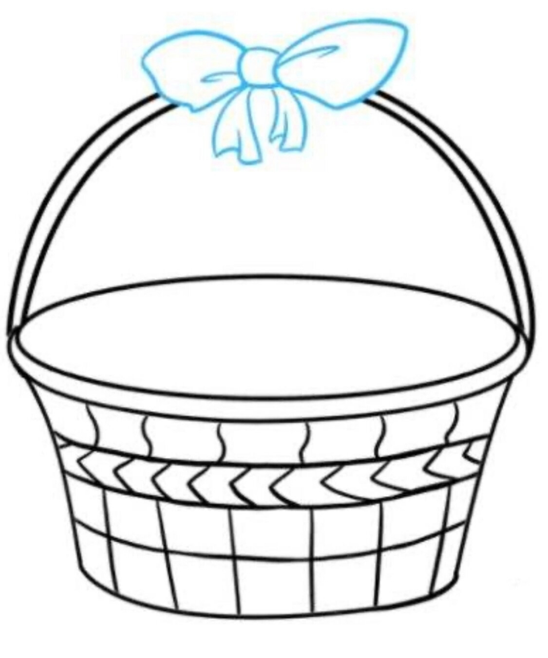 秋天94树叶花篮|可直接打印 打印后直接使用